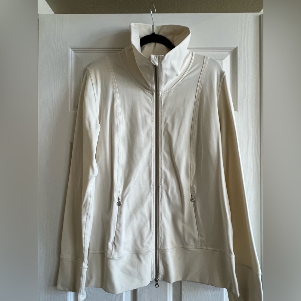 Lululemon Cream Jacket, Size 12